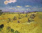 Vincent Van Gogh Wheat Stacks with Reaper oil on canvas